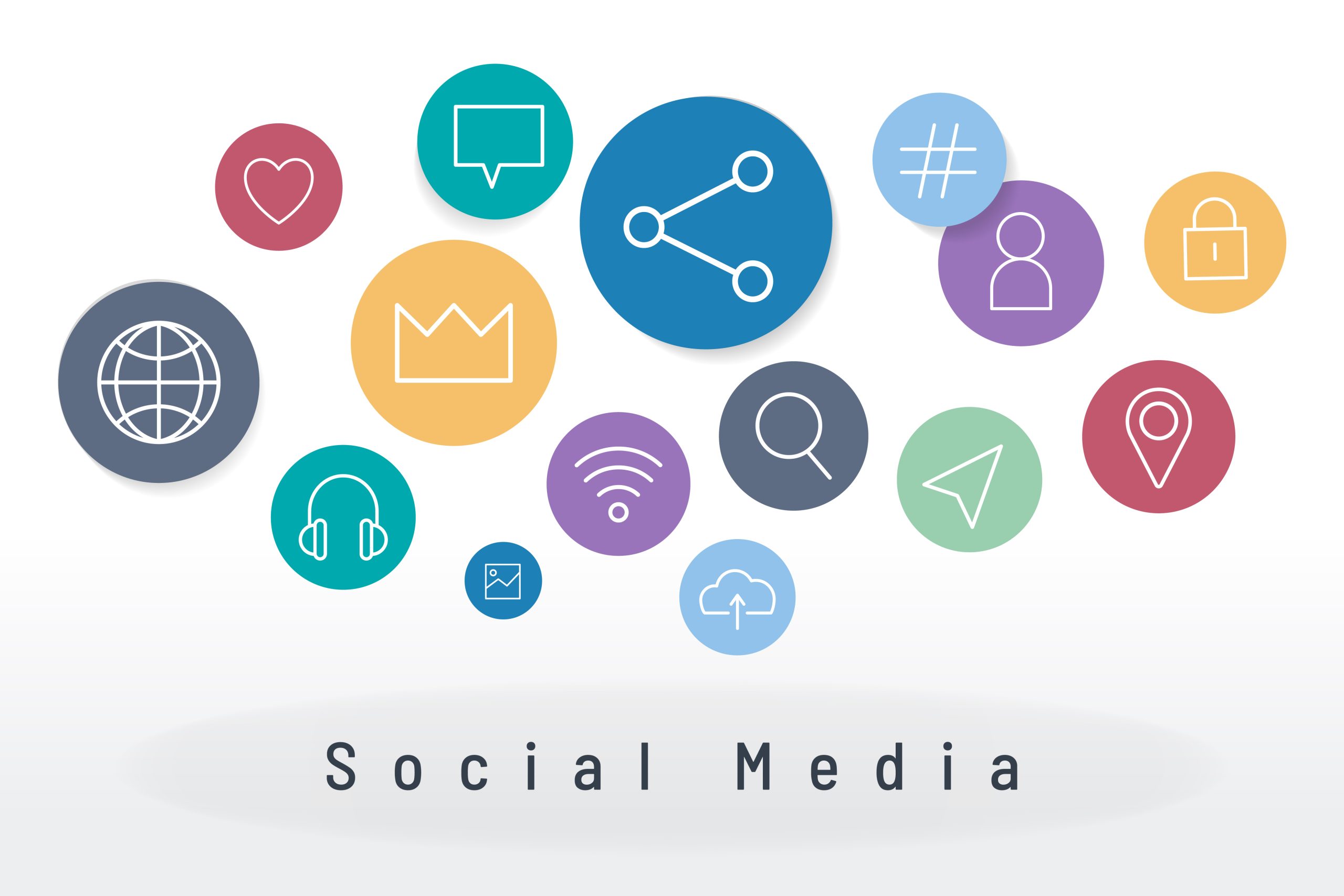 Social media icons - share concept